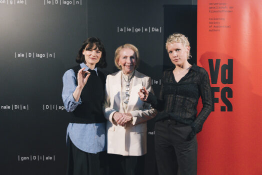 Valerie Pachner, Liliana Nelska (VdFS) und Julia Franz Richter © Harald Wawrzyniak